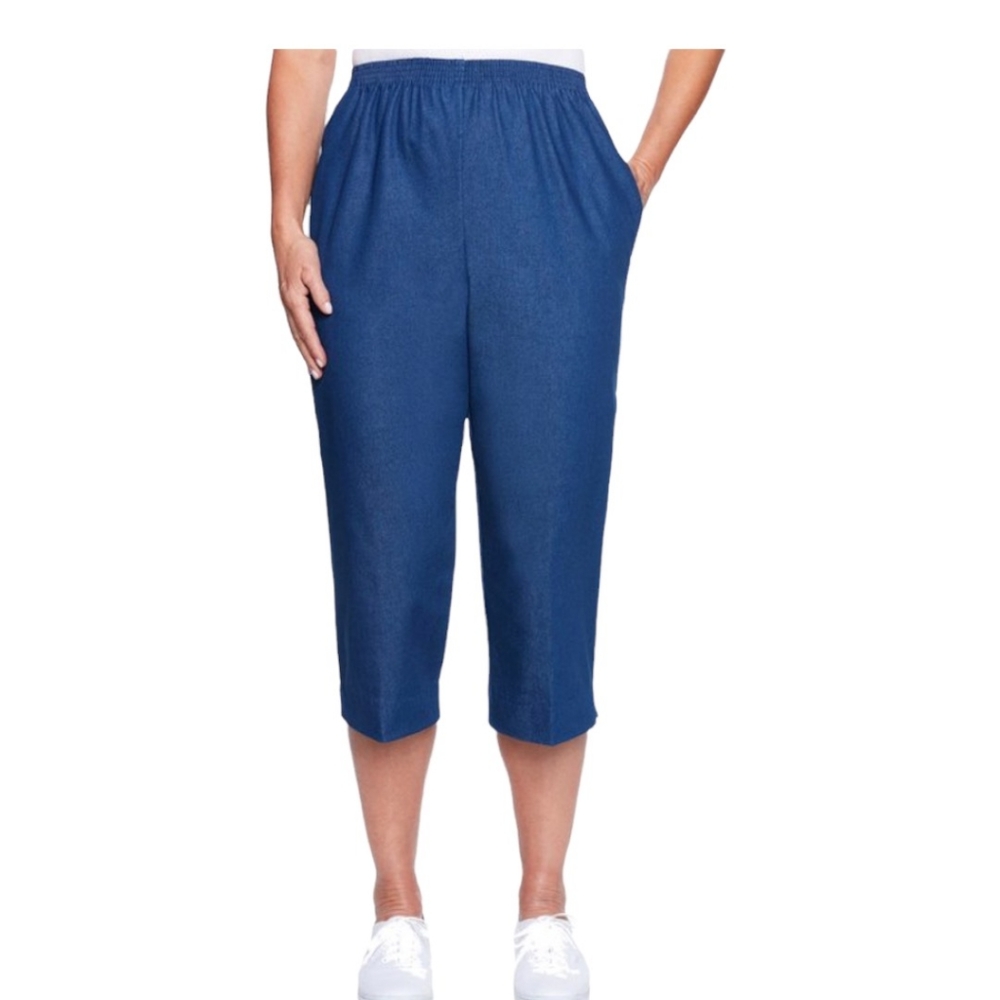 Alfred dunner denim women's capris size 14.